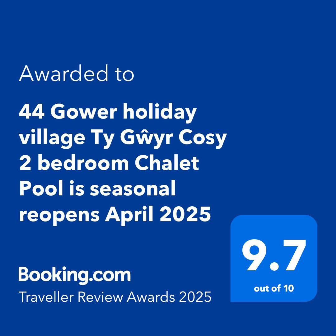 סוואנסי 44 Gower Holiday Village Ty Gwyr Cosy 2 Bedroom Chalet מראה חיצוני תמונה